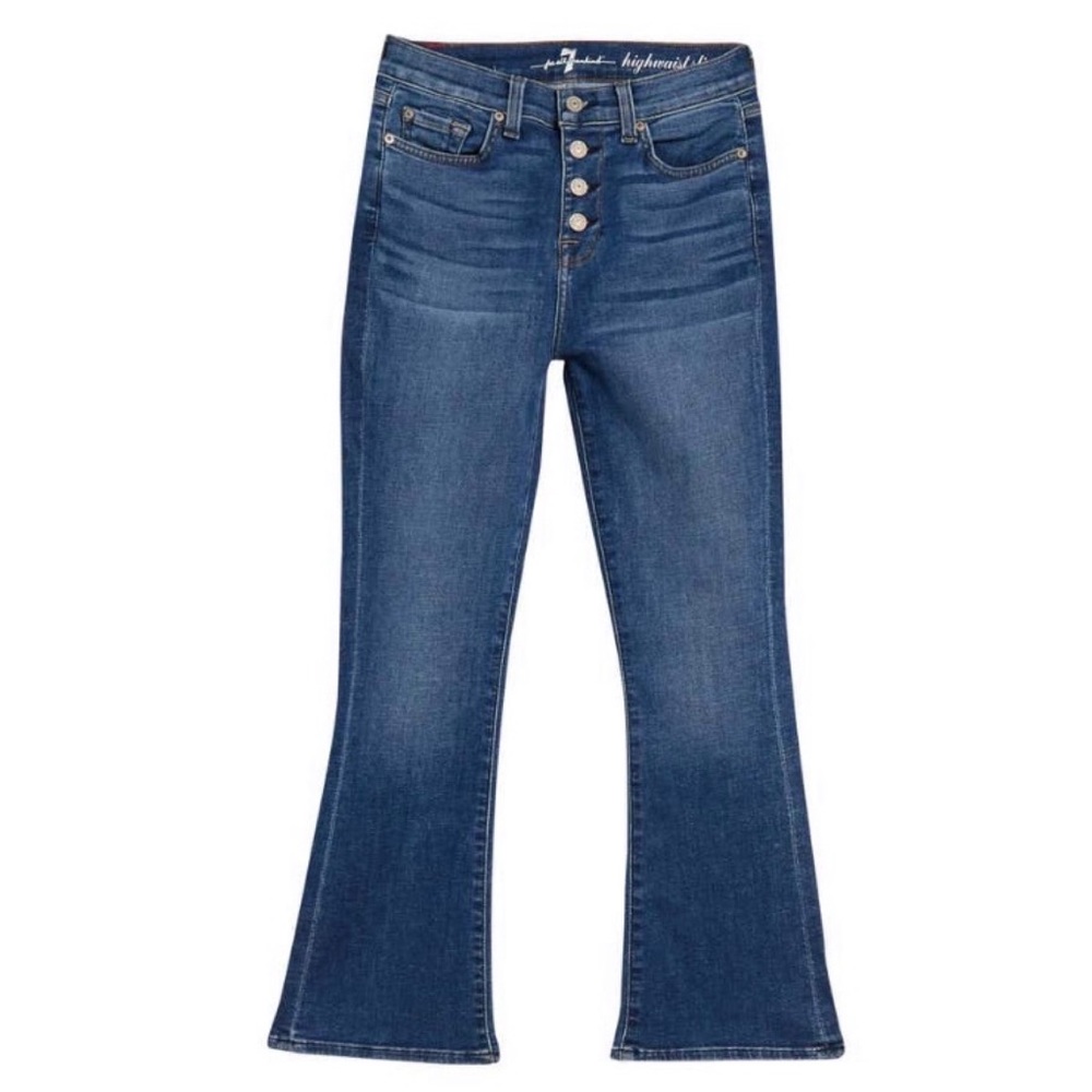7 For All Mankind Kick High Waist Slim Fit Jeans Size 27